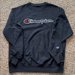 Men’s Chenille stitch Champion Crewneck L